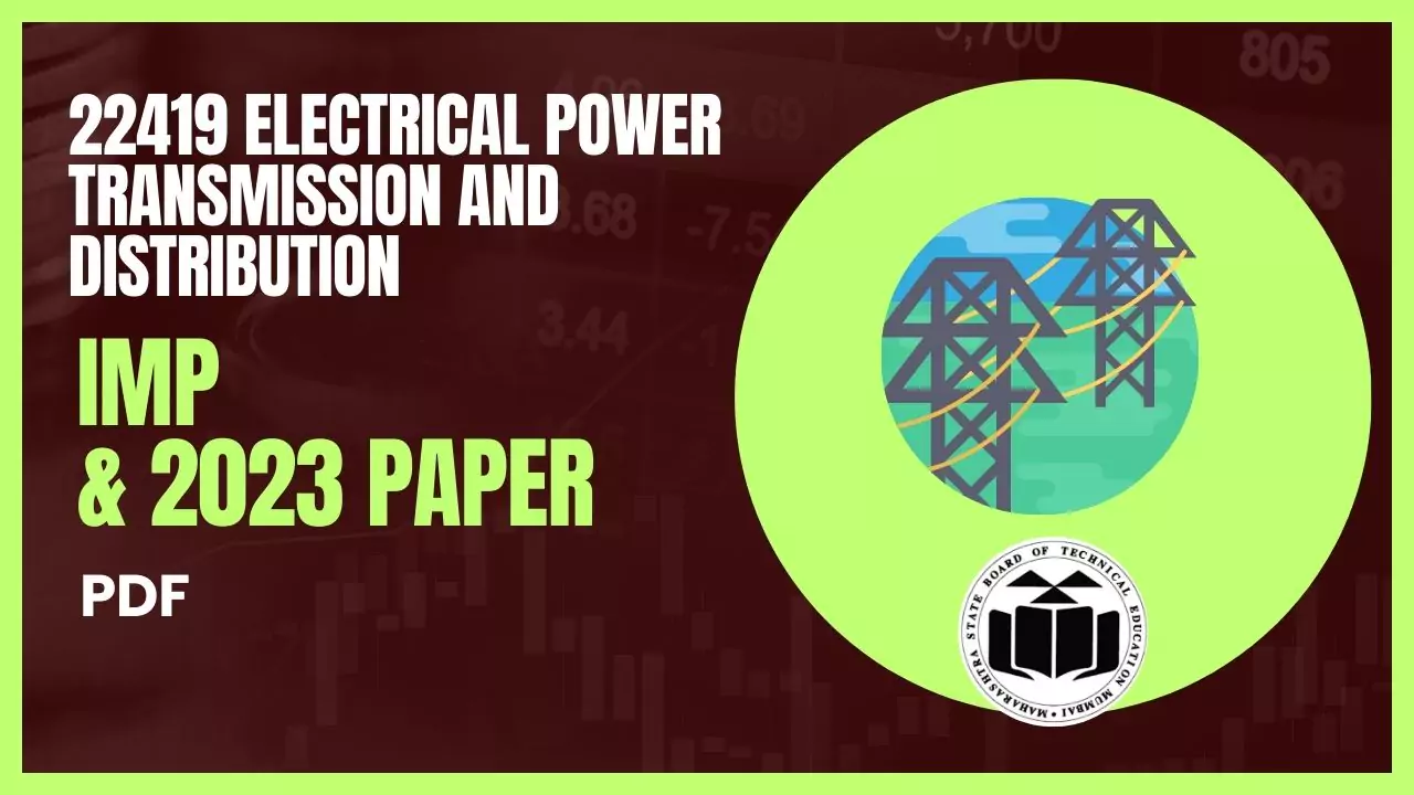 22419 EPT Electrical Power Transmission and Distribution