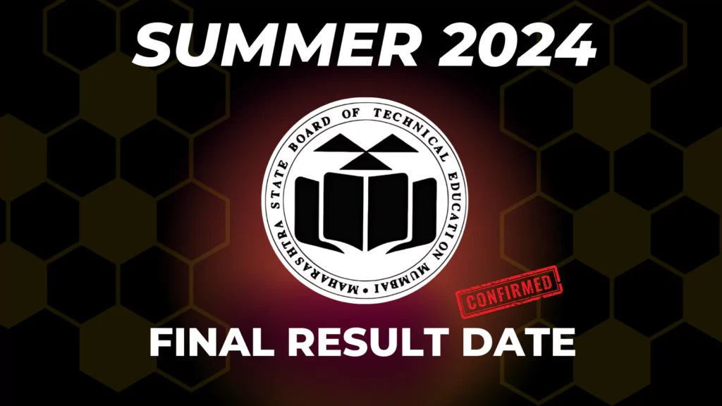 MSBTE Summer 2024 Exam Result