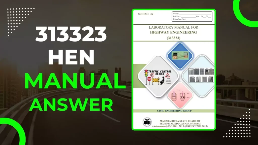 313323 HEN Manual Answer K Scheme