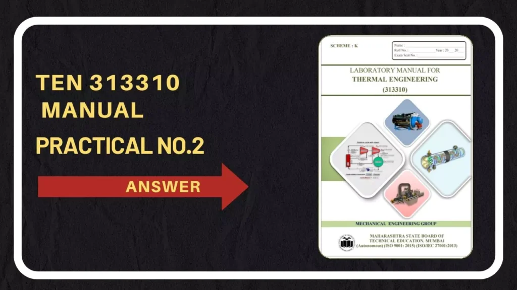 TEN 313310 Manual Practical No.2 Answer