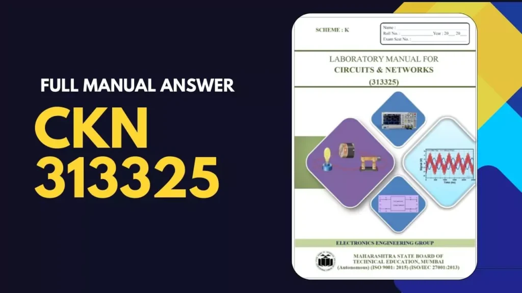 Circuits Networks 313325 CKN Manual Answer