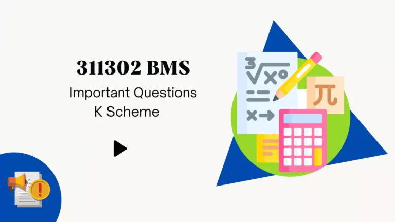 311302 BMS Basic Math IMP for MSBTE Winter 2024 Exam