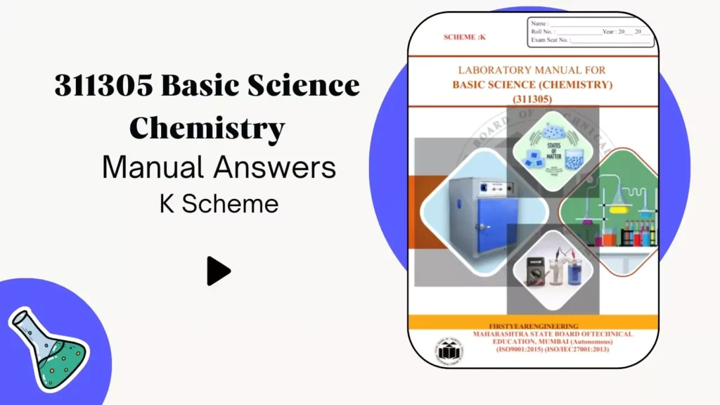 311305 Basic Science Chemistry Manual Answer