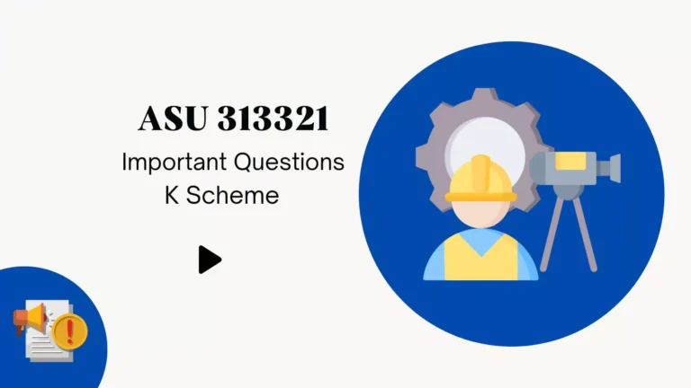 ASU 313321 IMP for MSBTE Winter 2024 Exam