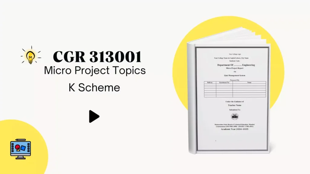 CGR 313001 Micro Project Topics