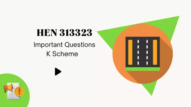 HEN 313323 IMP Questions For MSBTE Winter 2024 Exam