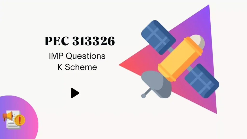 PEC 313326 IMP Questions For MSBTE Winter 2024 Exam
