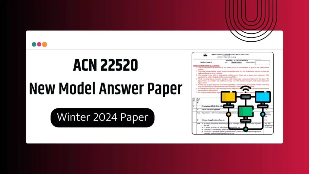 ACN 22520 MSBTE Model Answer Paper