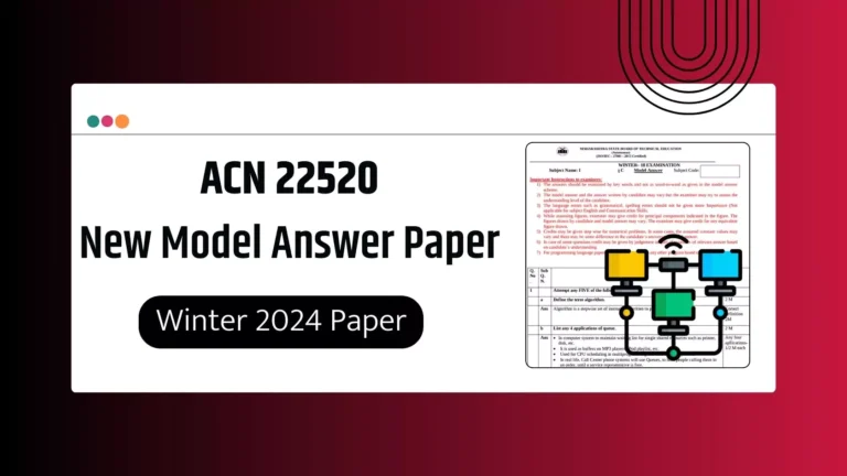 ACN 22520 MSBTE Model Answer Paper
