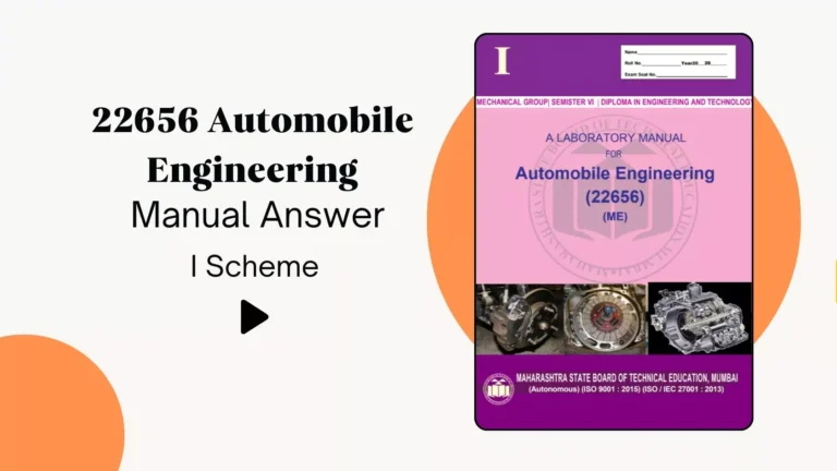 Automobile Engineering Manual Answer