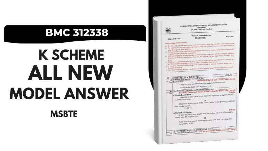 BMC 312338 New MSBTE Model Answer Paper