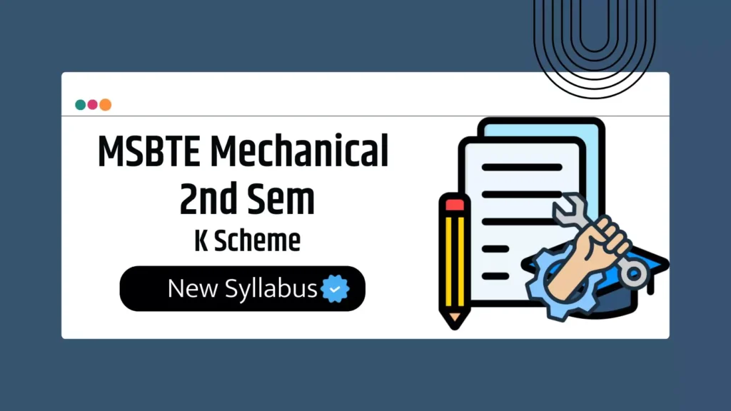 MSBTE Mechanical 2nd Semester Syllabus