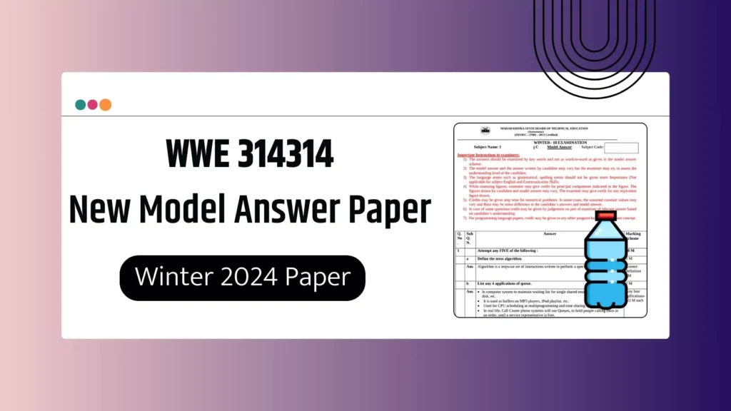 WWE 314314 MSBTE Model Answer Papers PDF
