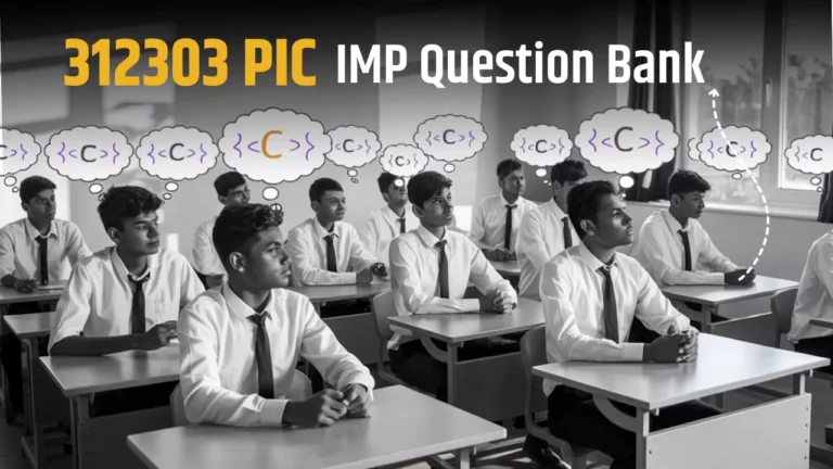 312303 PIC IMP Question Bank for Summer 2025 Exam