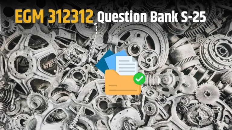 EGM 312312 MSBTE IMP Question Bank for Summer 2025 Exam