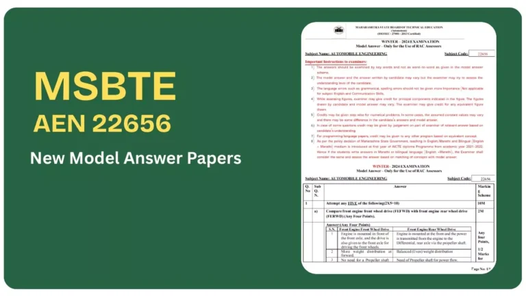 AEN 22656 New MSBTE Model Answer Papers