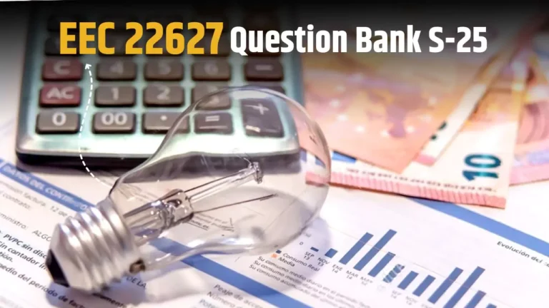 EEC 22627 IMP Question Bank for MSBTE Summer 2025 Exam