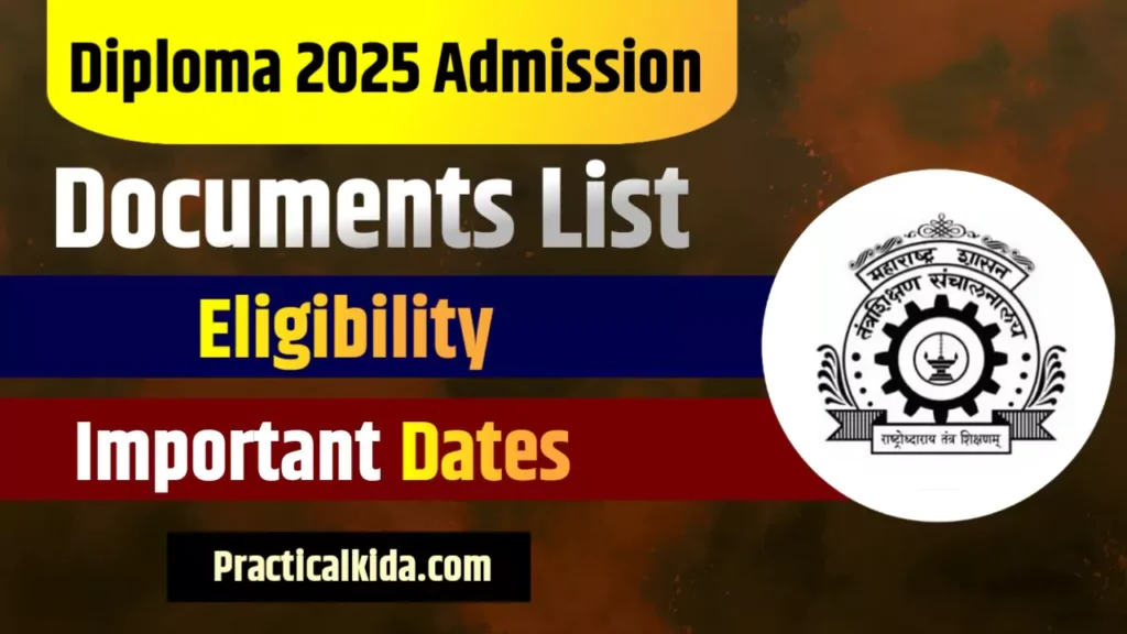 Maharashtra Polytechnic Diploma Admissions 2025-26