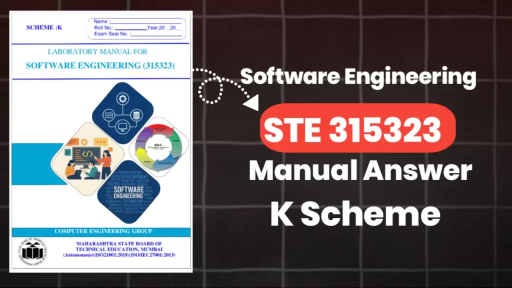 Software Engineering STE 315323 Manual Answer