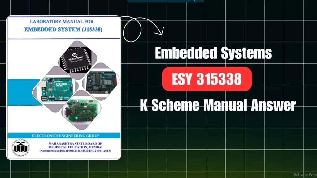 ESY 315338 Embedded Systems Manual Answer