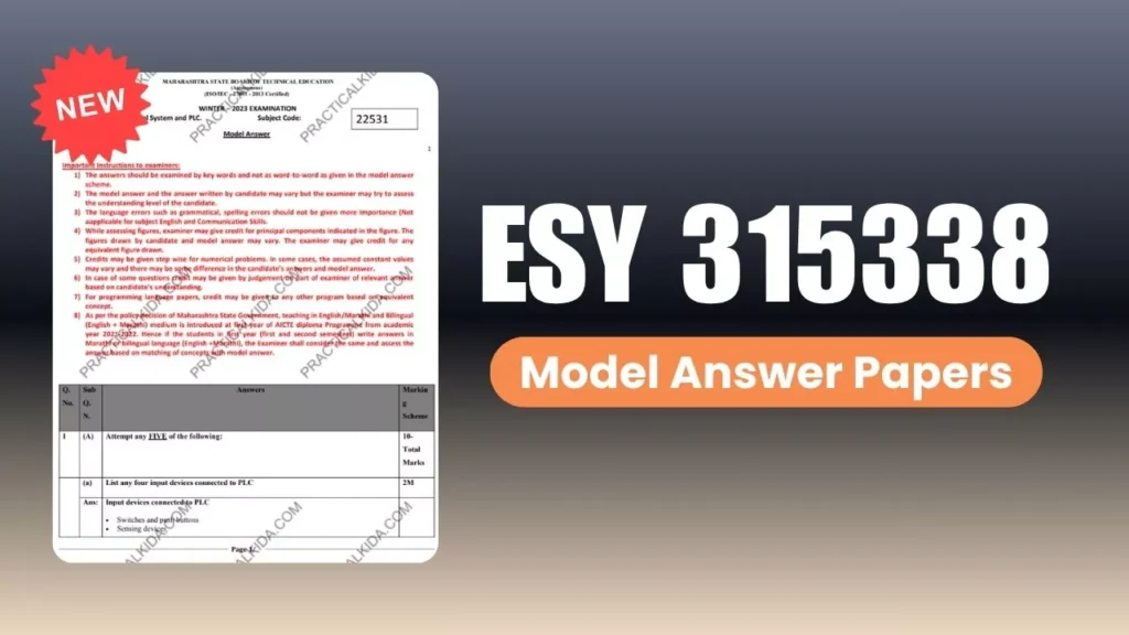 ESY 315338 Embbeded System New Model Answer Papers