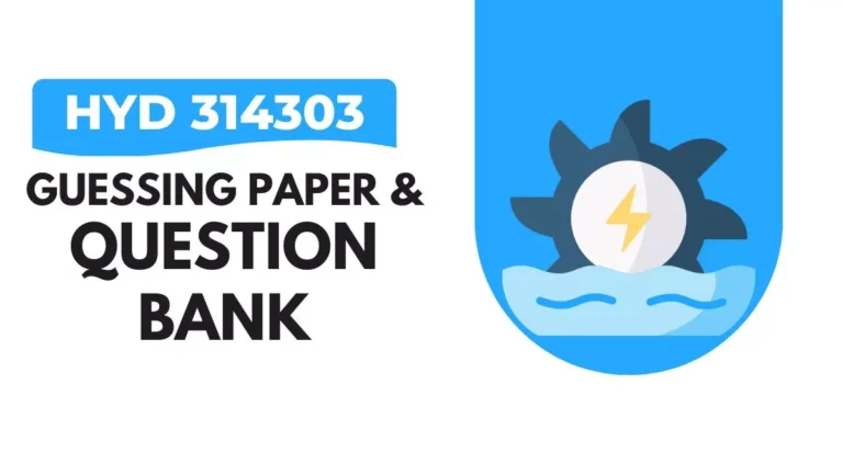 HYD 314303 IMP Question & Guessing Paper