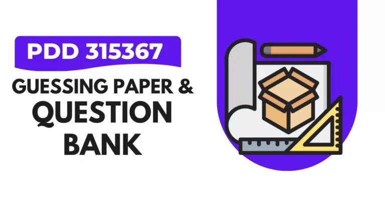 PDD 315367 MSBTE IMP Question Bank