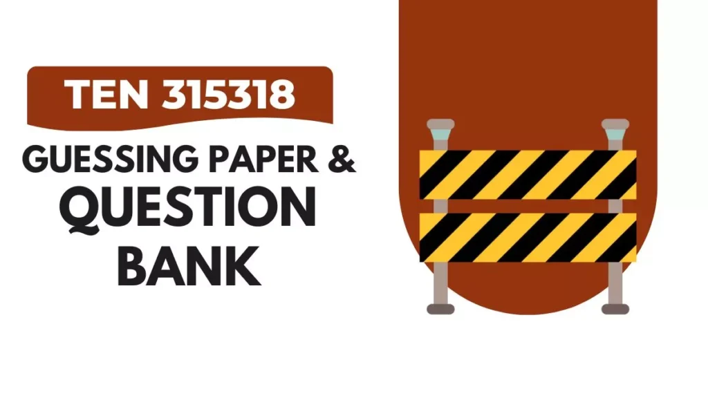 TEN 315318 Guessing Paper & IMP Question Bank