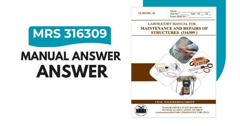 MRS 316309 Manual Answer