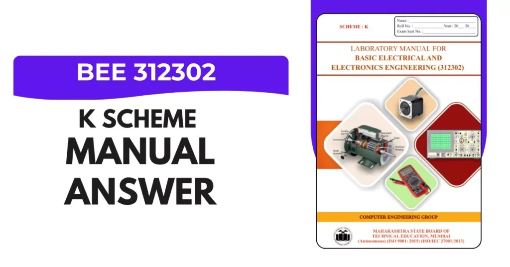 BEE 312302 MSBTE K Scheme Manual Answer