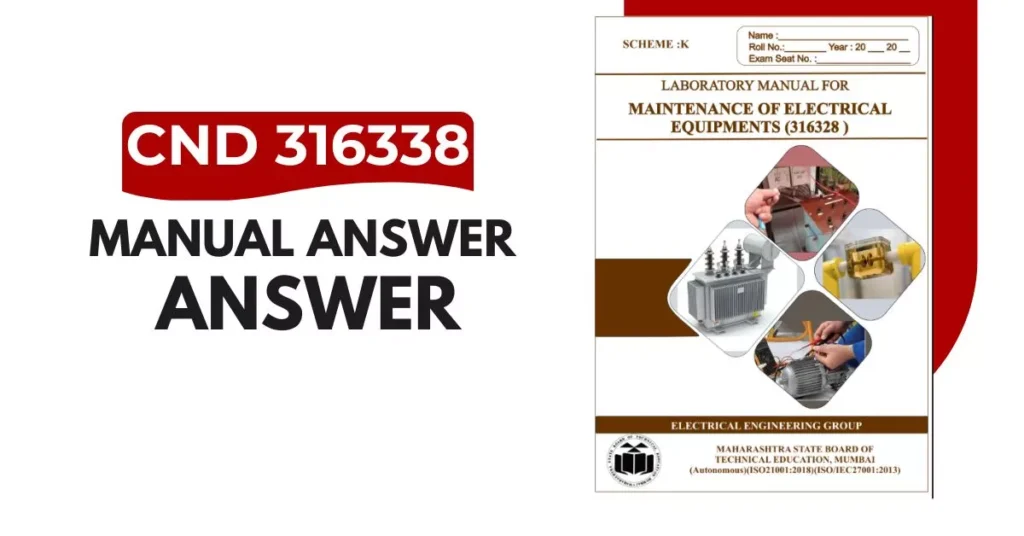 CND 316338 Manual Answer