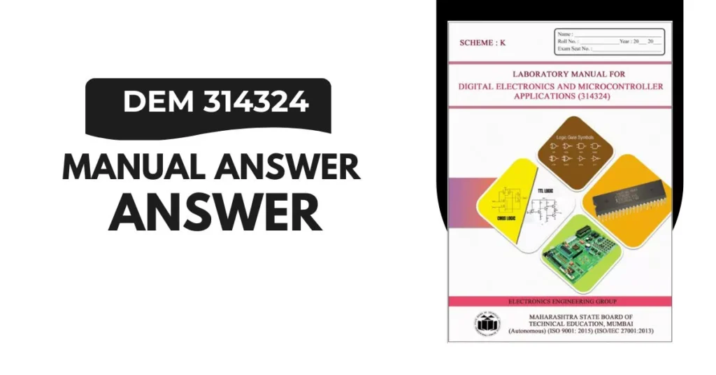 DEM 314324 Manual Answer
