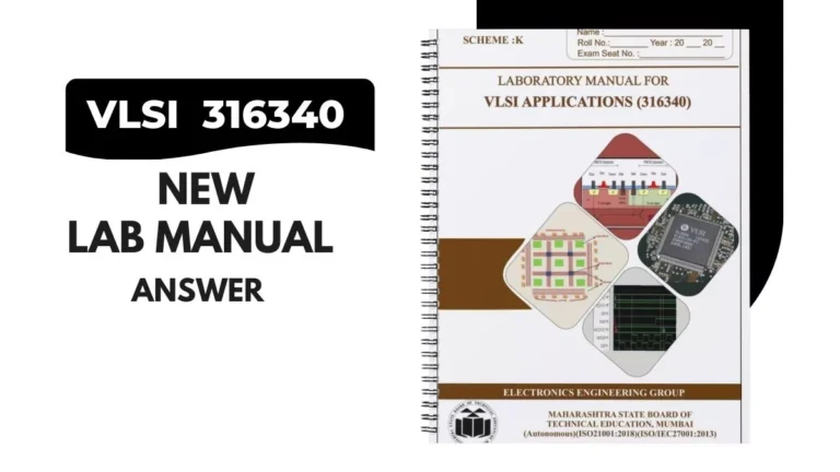 VLSI Applications 316340 Lab Manual Answer