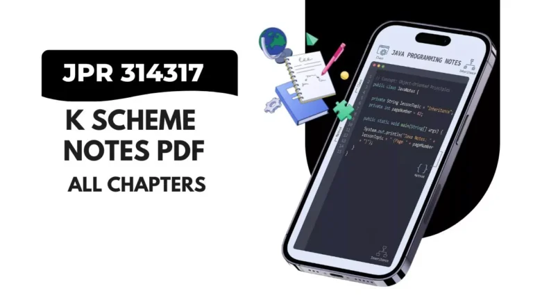 JPR 314317 Notes K Scheme Java Programming