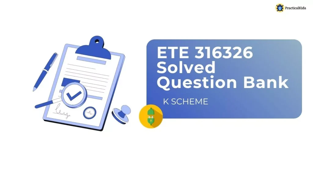 ETE 316326 Emerging Trends in Electrical Engineering MCQ Questions